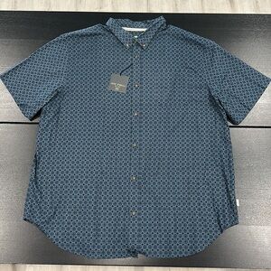 Jack O’Neill Mens Blue Button Up Collar Shirt with Pocket - 2XL